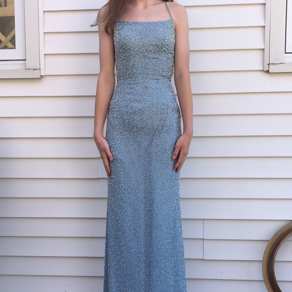 Sherri Hill 52330 in Light Blue! Size 00.